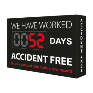 Days Since Last Incident Sign - SKU ADFSIGN-E