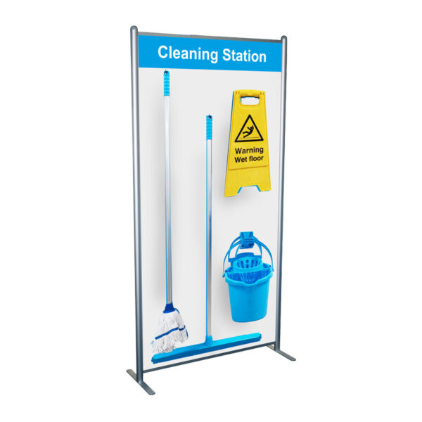 Industrial Cleaning Station - Tools and Stand - SKU F4012C