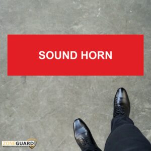 Forklift Safety Floor and Wall Signs - ZONE GUARD - Rapid floor and wall area management system - SKU FSFORK