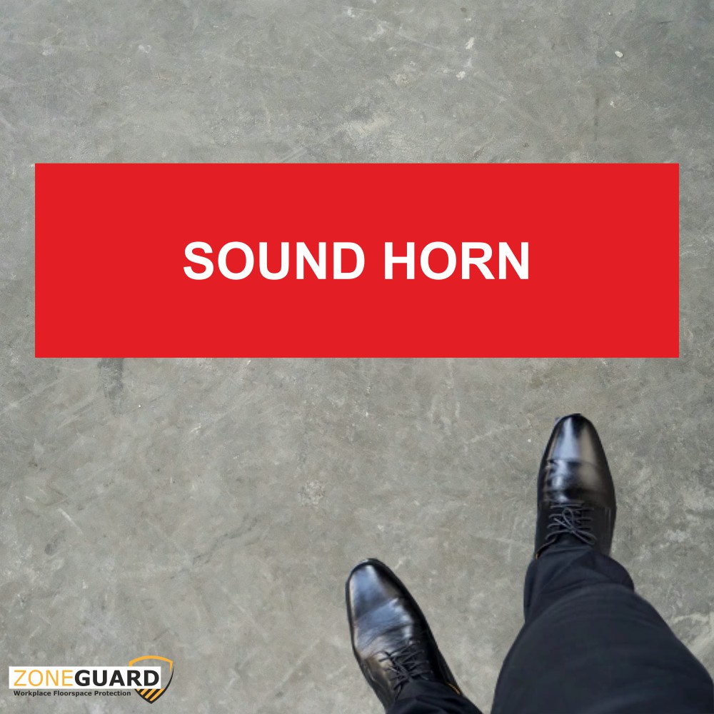 Forklift Safety Floor and Wall Signs - ZONE GUARD - Rapid floor and wall area management system - SKU FSFORK