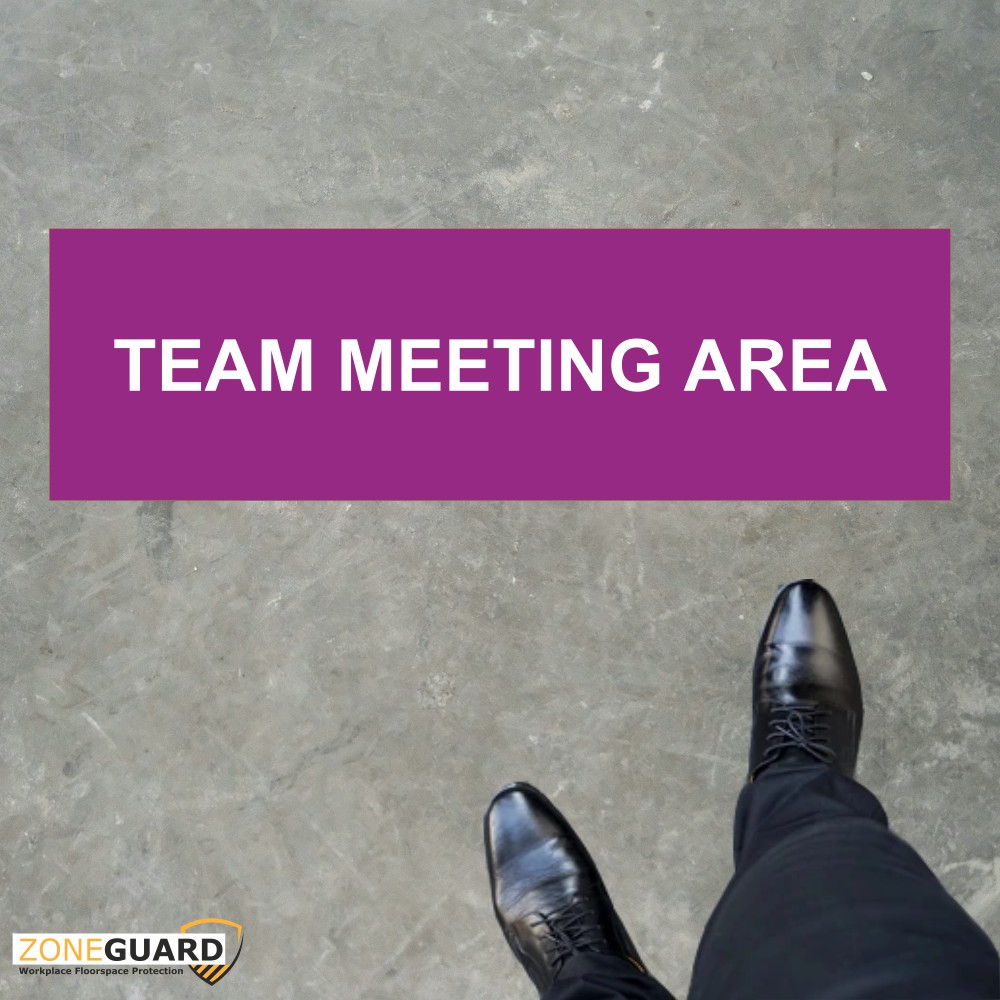 Warehouse Signs - ZONE GUARD - Rapid floor and wall area management system - SKU FSLOC