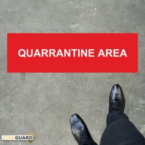 Quality Control Signs for Floors and Walls - ZONE GUARD - Rapid floor and wall area management system - SKU FSQUAL