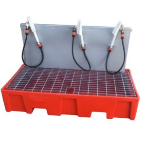 Three Person Forklift Mobile Boot Wash SKU-IBWS-IL