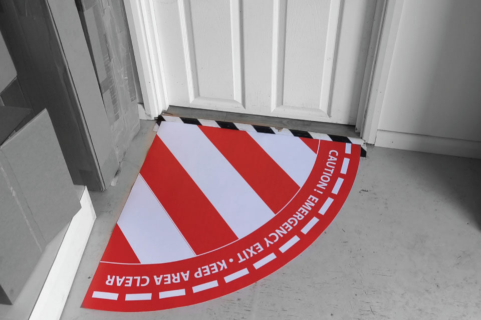 Door-Swing-Floor-Sticker